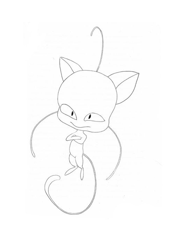Kwami Plagg coloring page