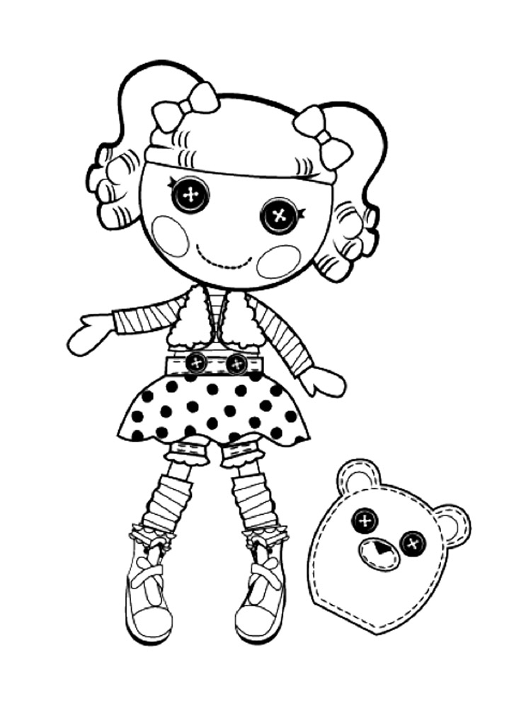 Lalaloopsy 3 coloring page