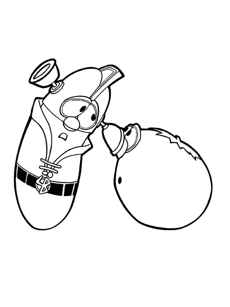 Larry Boy 14 coloring page