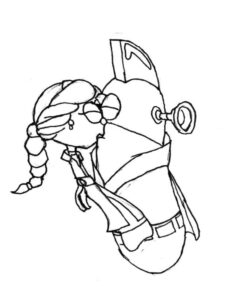 Larry Boy 8 coloring page