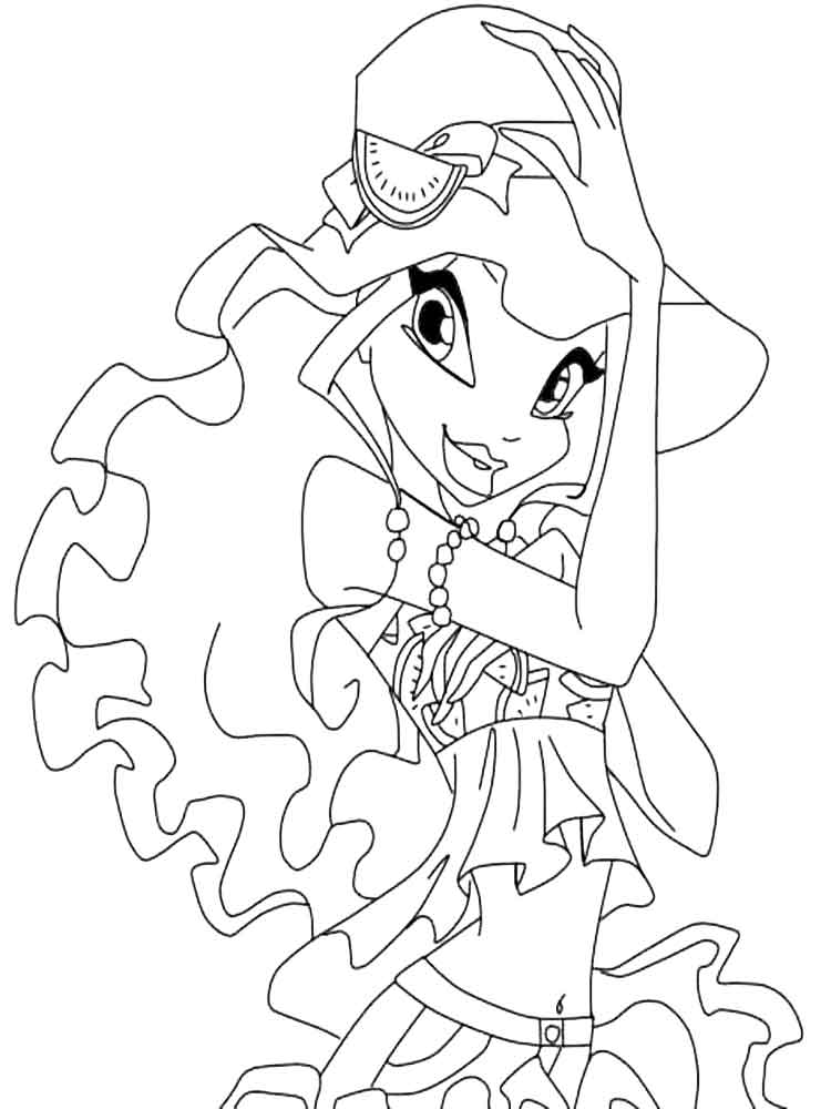 Layla Winx 13 coloring page