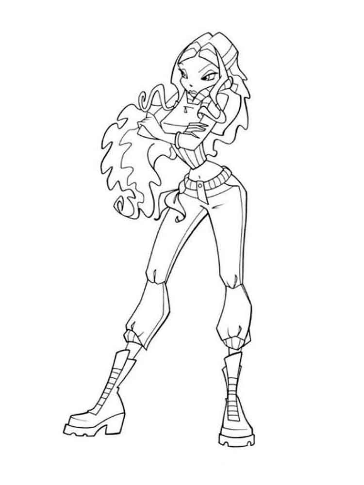 Layla Winx 19 coloring page