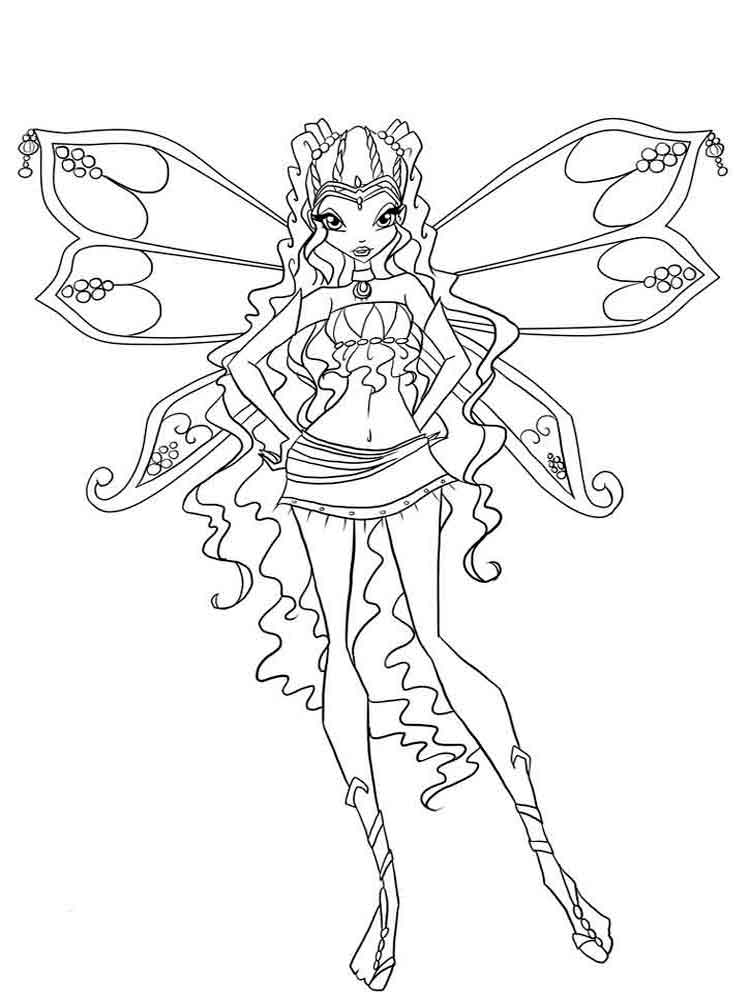 Layla Winx 26 coloring page