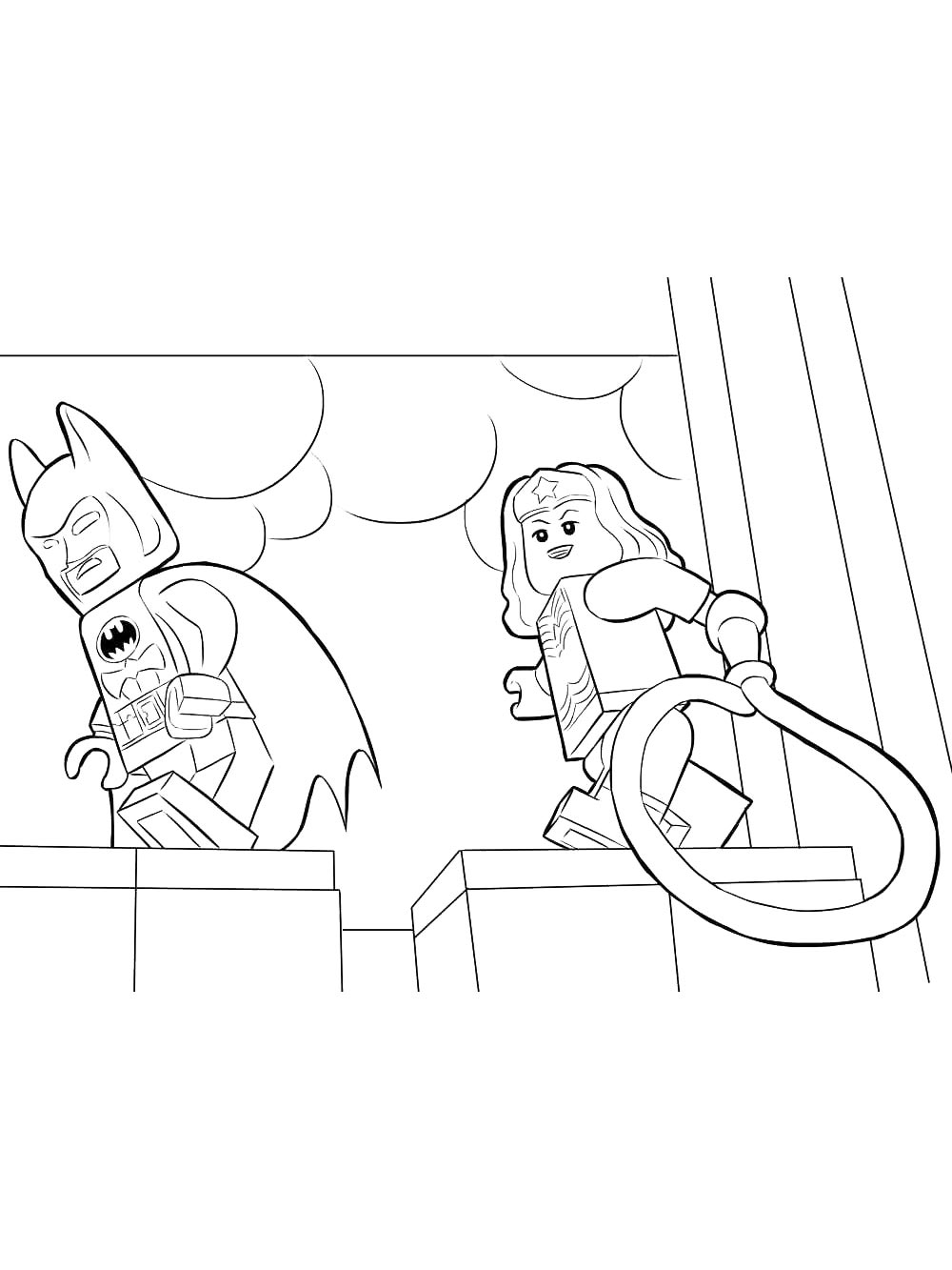 Lego Batman 21 coloring page