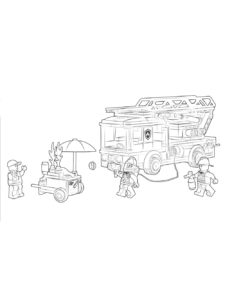 Lego City 17 coloring page