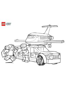Lego City 2 coloring page
