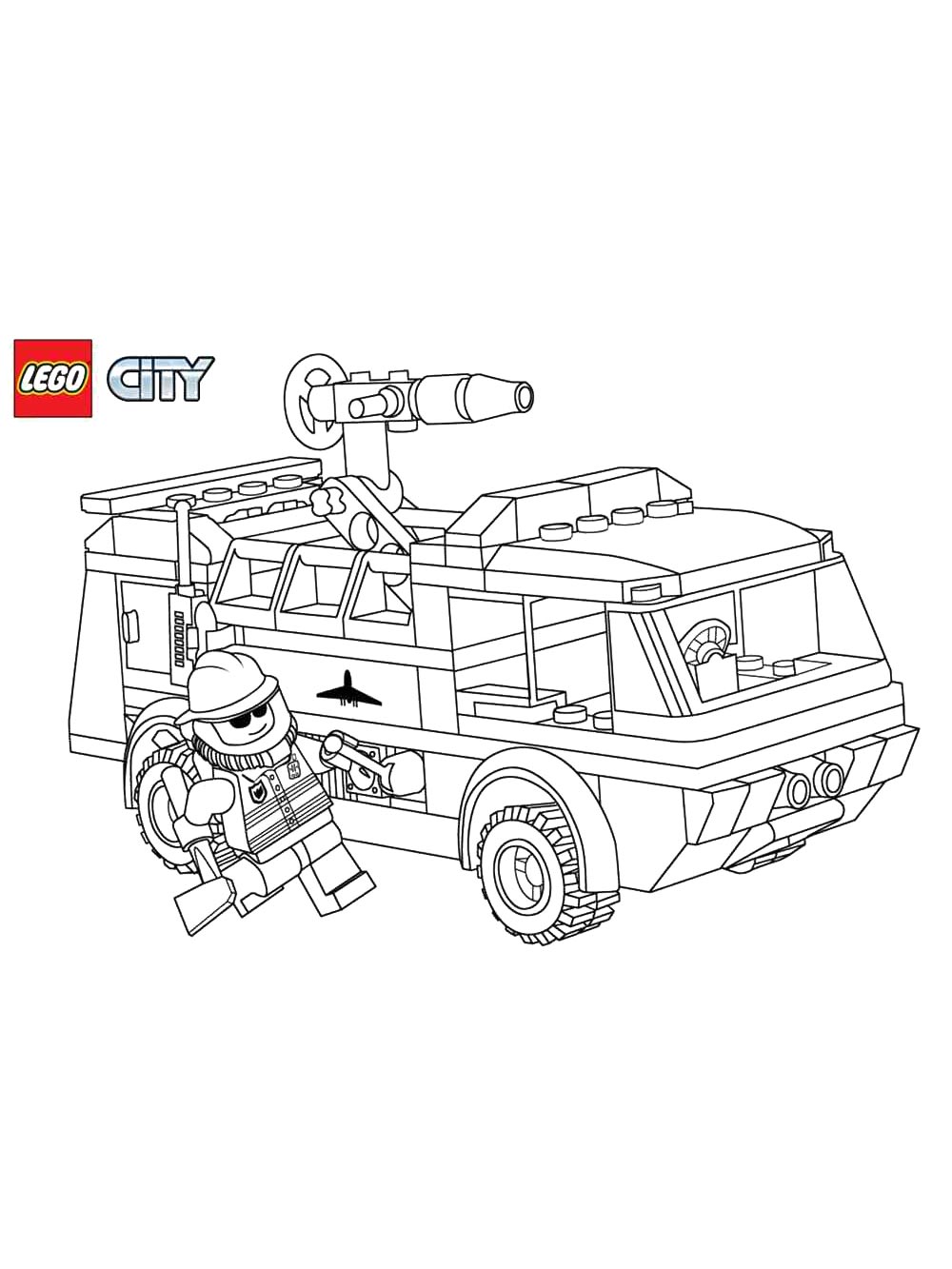Lego City 22 coloring page