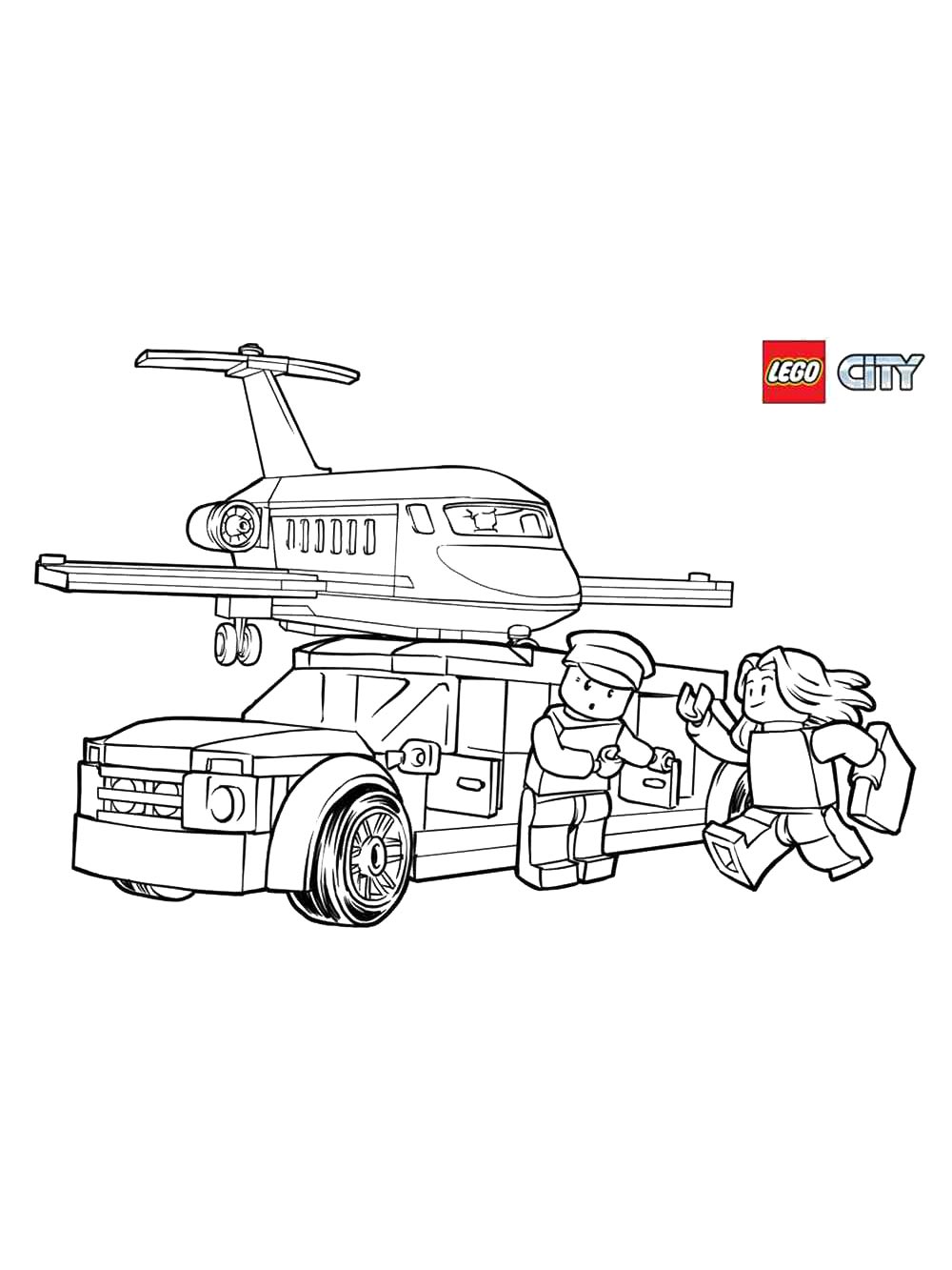Lego City 23 coloring page