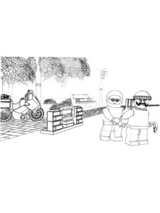 Lego City 24 coloring page