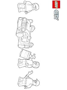 Lego City 6 coloring page