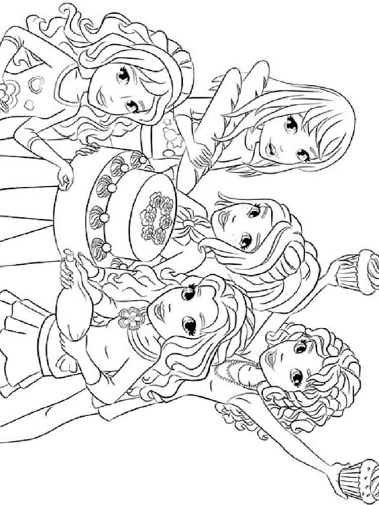 Lego Friends 11 coloring page