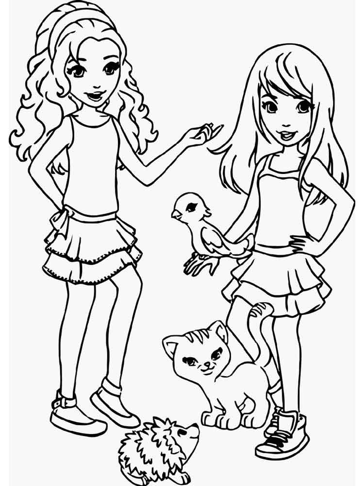Lego Friends 12 coloring page
