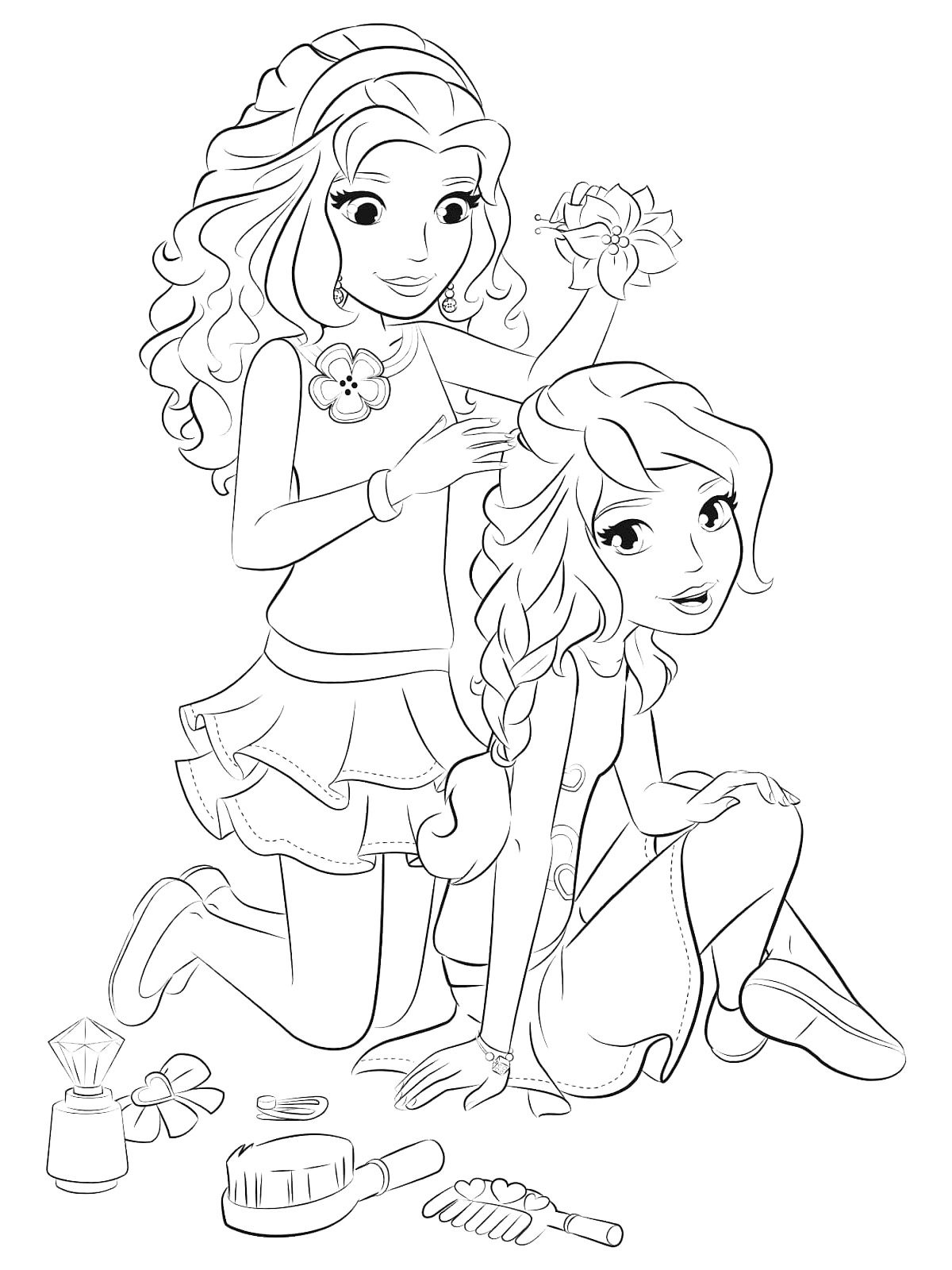 Lego Friends 3 coloring page
