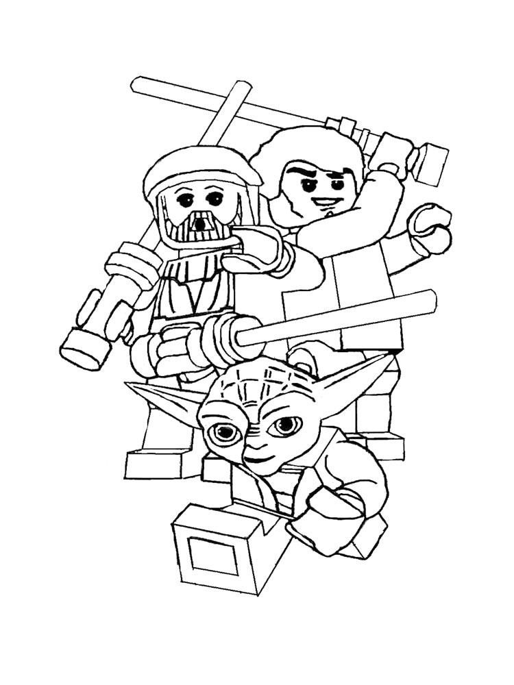 Lego Star Wars 34 coloring page