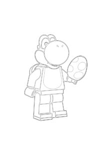 Lego Super Mario 16 coloring page
