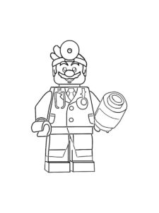 Lego Super Mario 4 coloring page