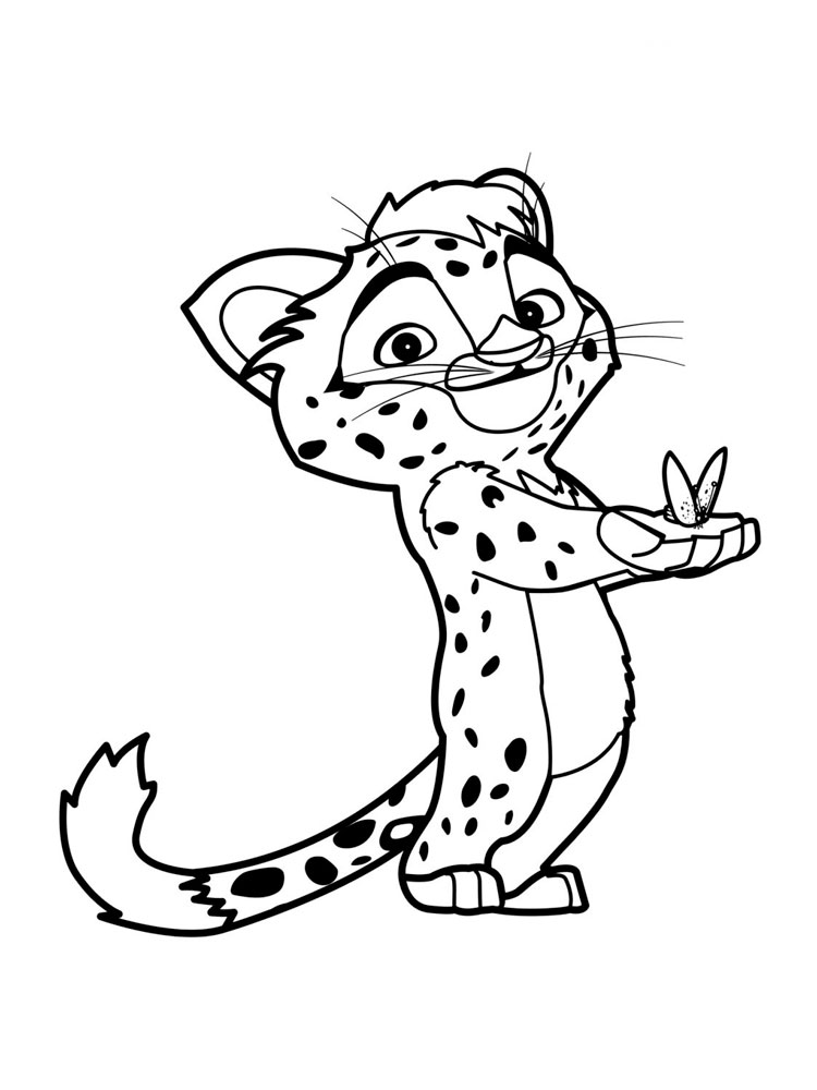 Leo & Tig 10 coloring page