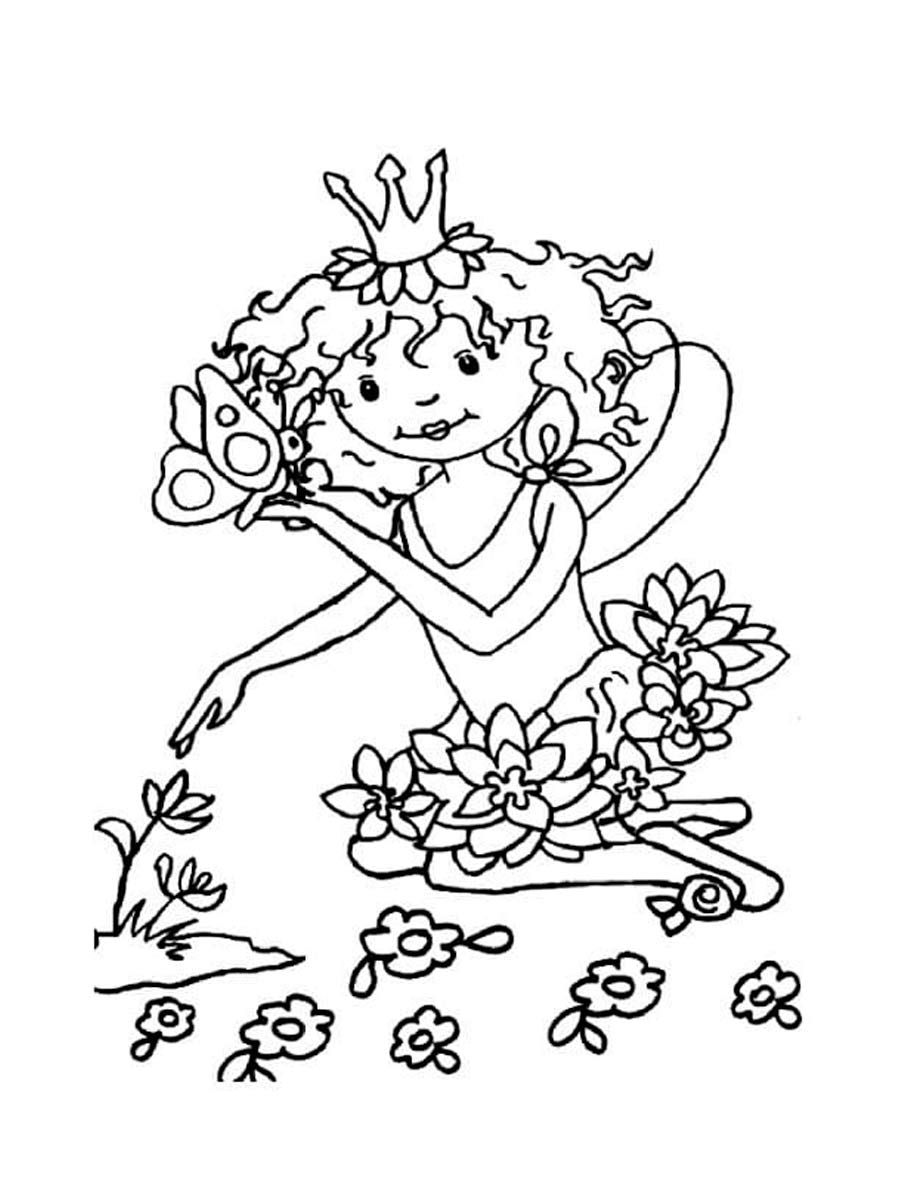 Lillifee 7 coloring page