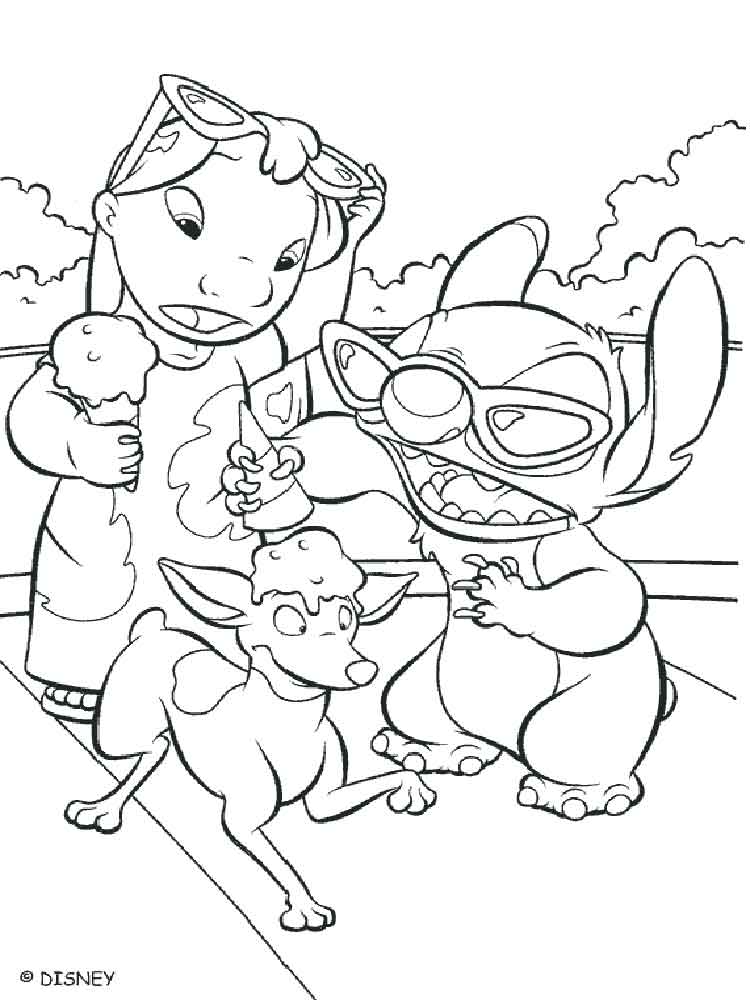 Lilo & Stitch 3 coloring page