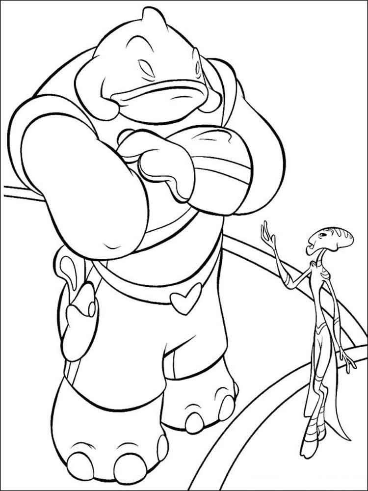 Captain Gantu coloring page