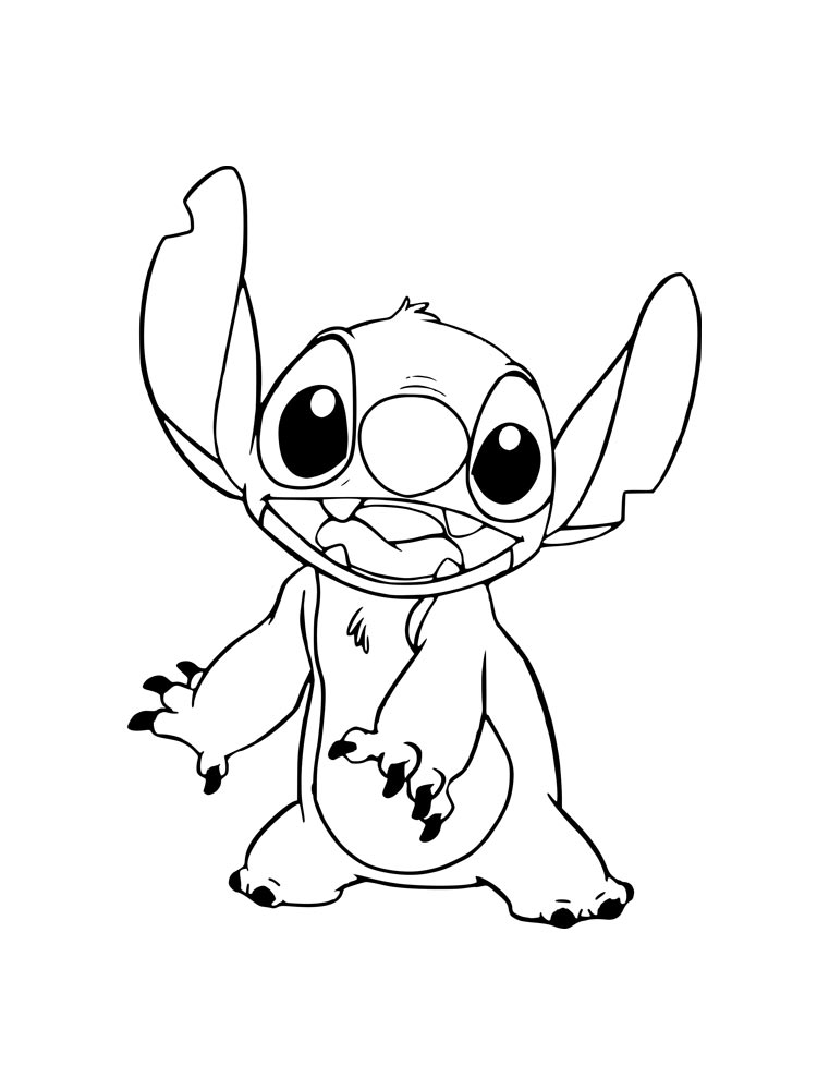 Stitch 2 coloring page