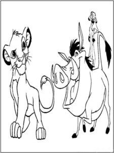 Lion King 16 coloring page