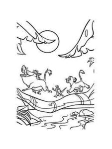 Lion King 19 coloring page