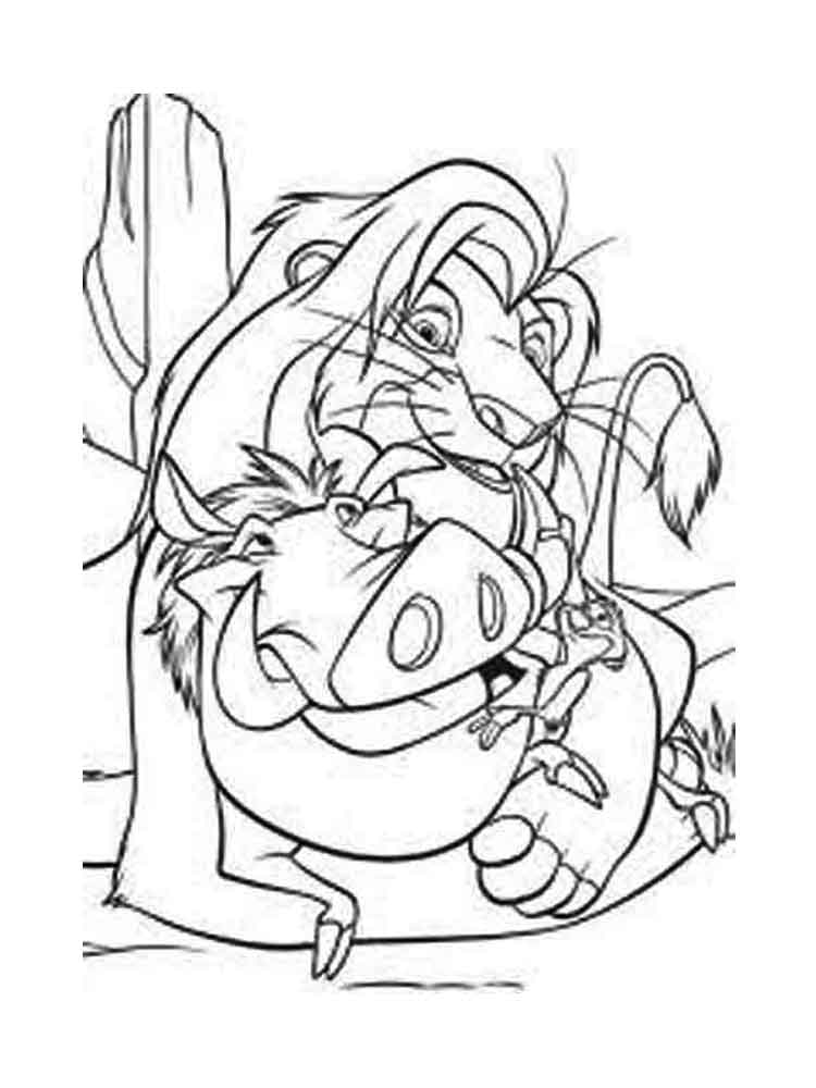 Lion King 22 coloring page