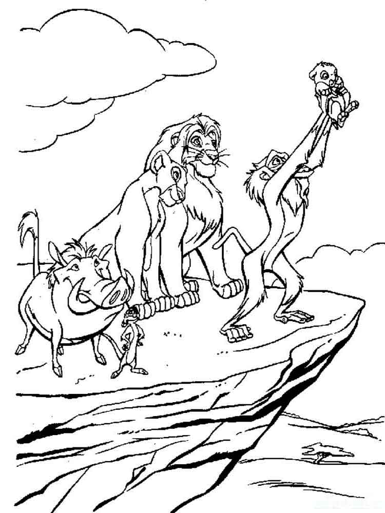 Lion King 29 coloring page