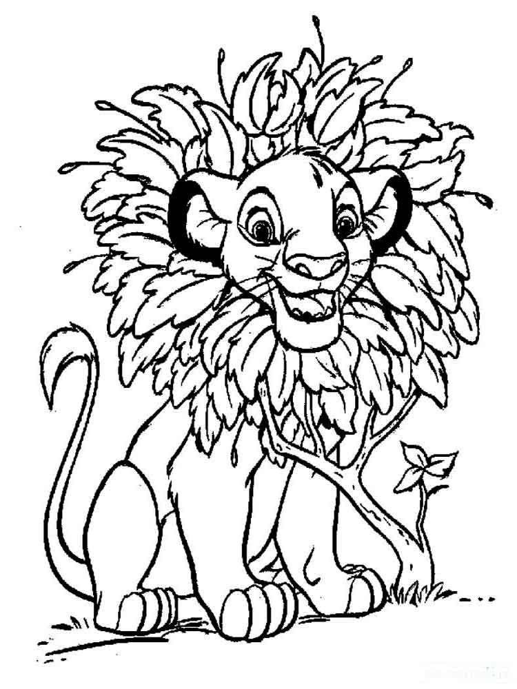 Lion King 30 coloring page