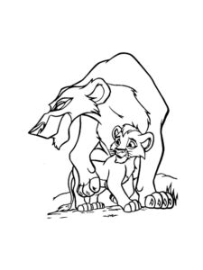Lion King 36 coloring page