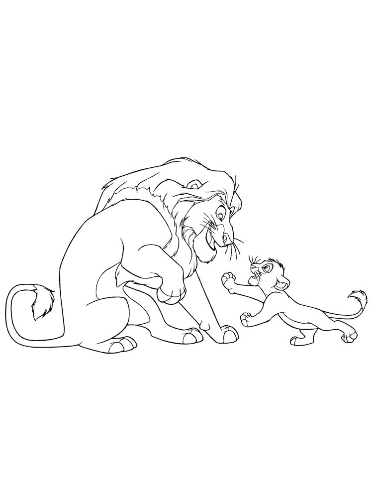 Lion King 39 coloring page