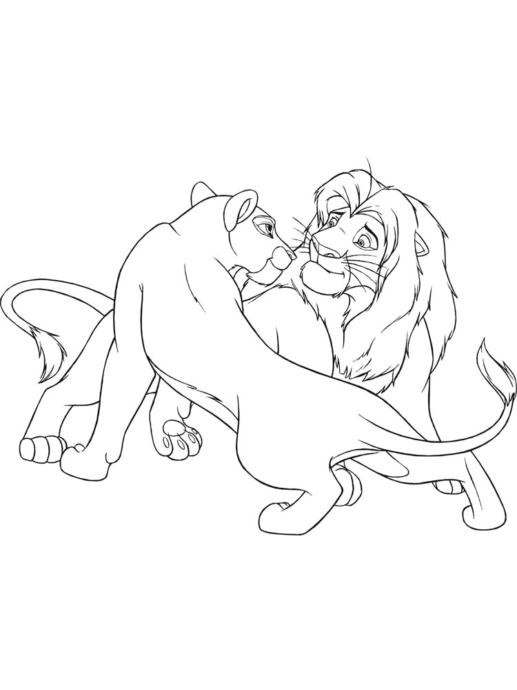 Lion King 40 coloring page