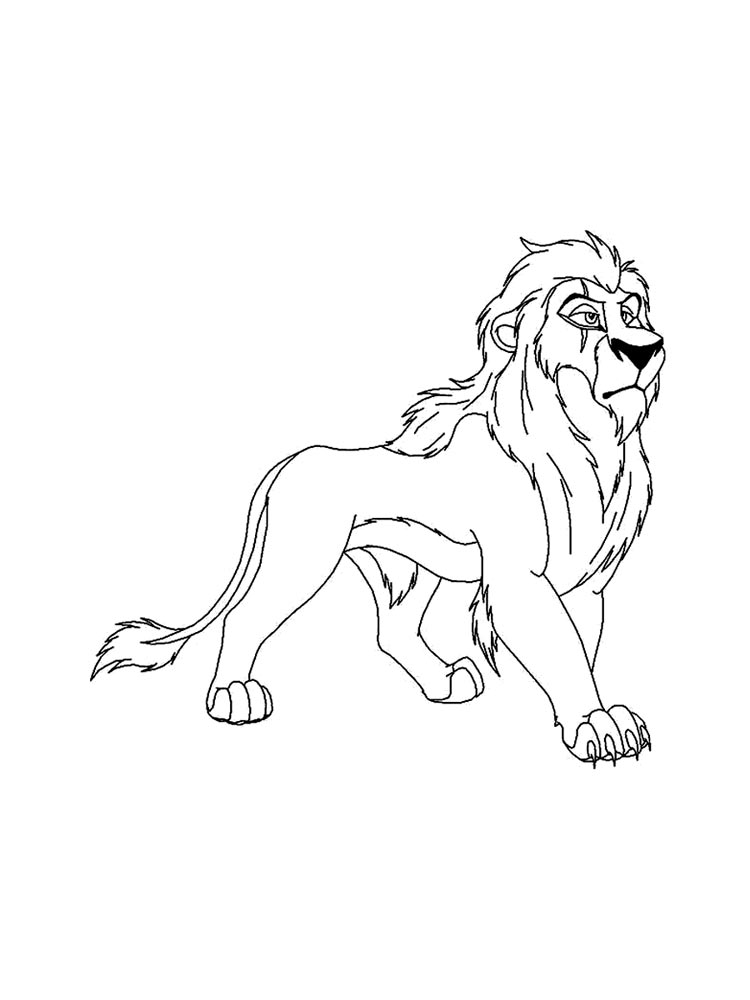 Lion King 46 coloring page