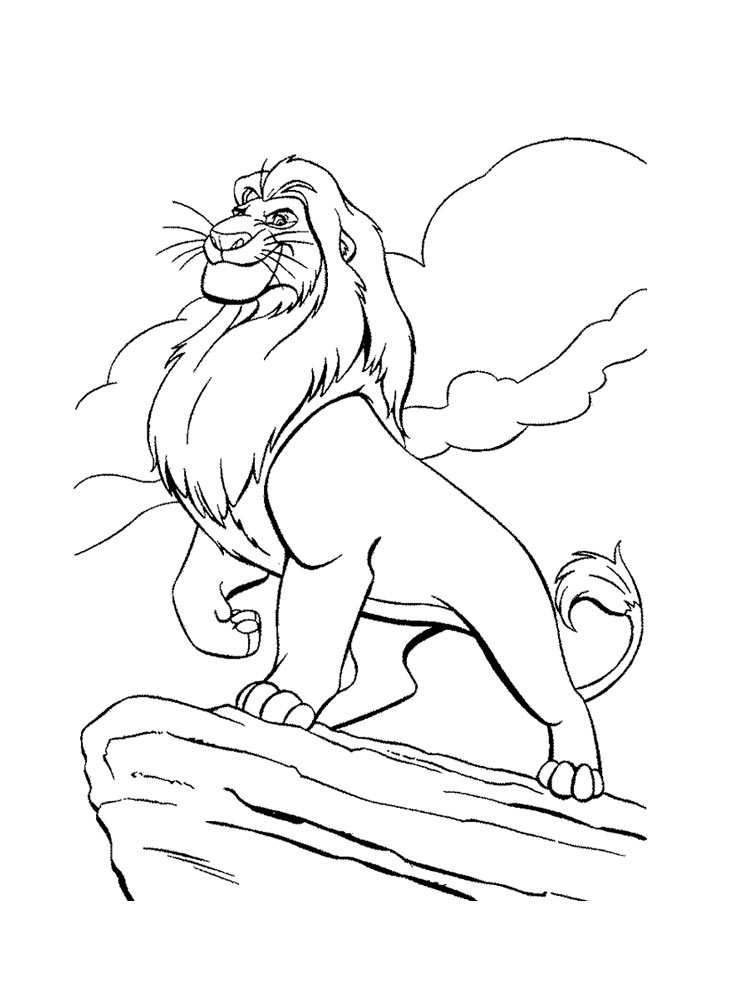 Lion King 47 coloring page