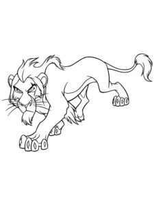 Lion King 54 coloring page