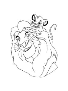 Lion King 55 coloring page
