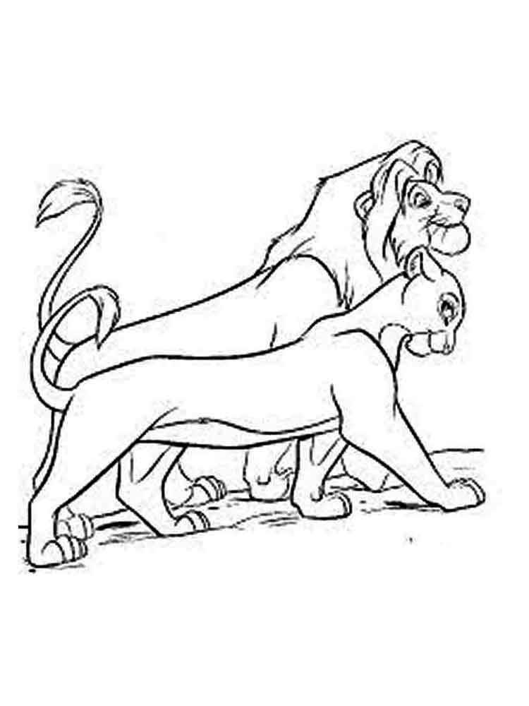 Nala coloring page
