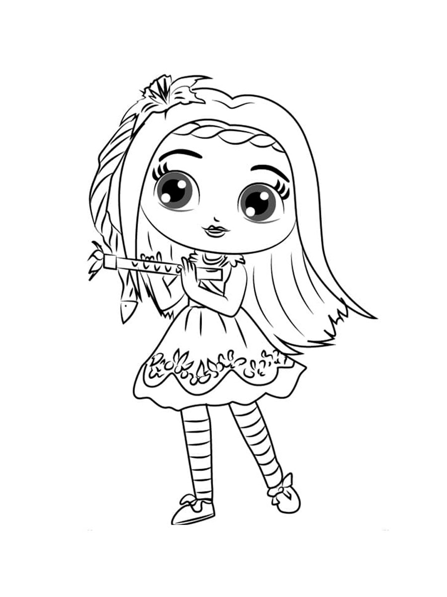 Little Charmers 16 coloring page