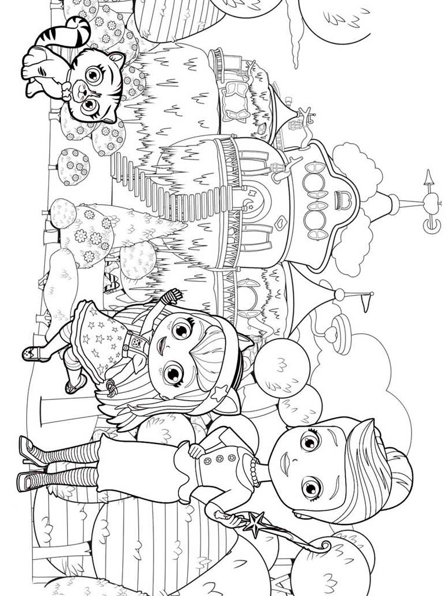 Little Charmers 21 coloring page
