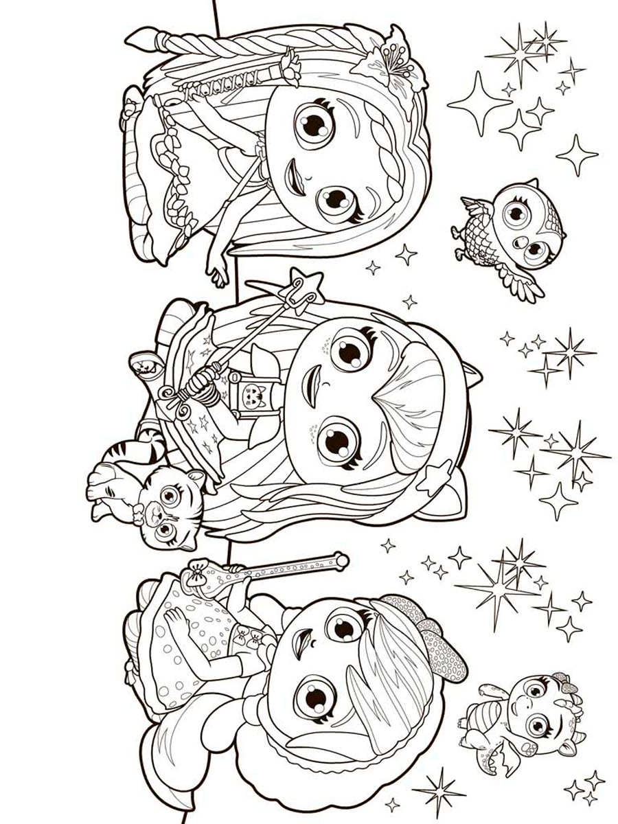 Little Charmers 22 coloring page