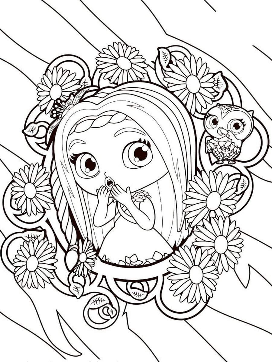 Little Charmers 28 coloring page