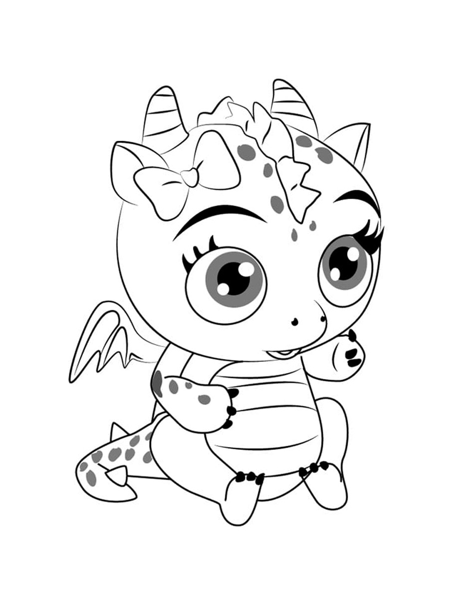 Little Charmers 3 coloring page