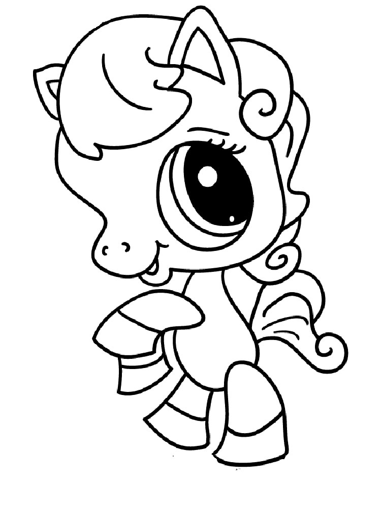 Pony Littlest Pet Shop coloring page