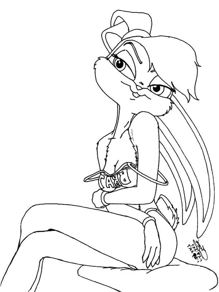 Lola Bunny 5 coloring page