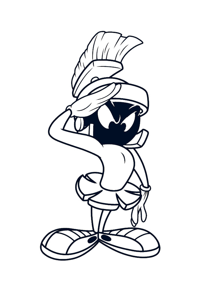 Marvin the Martian coloring page