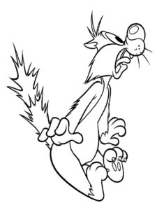 Sylvester coloring page