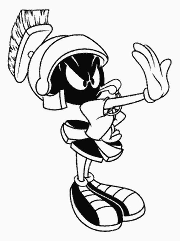 Marvin the Martian 2 coloring page
