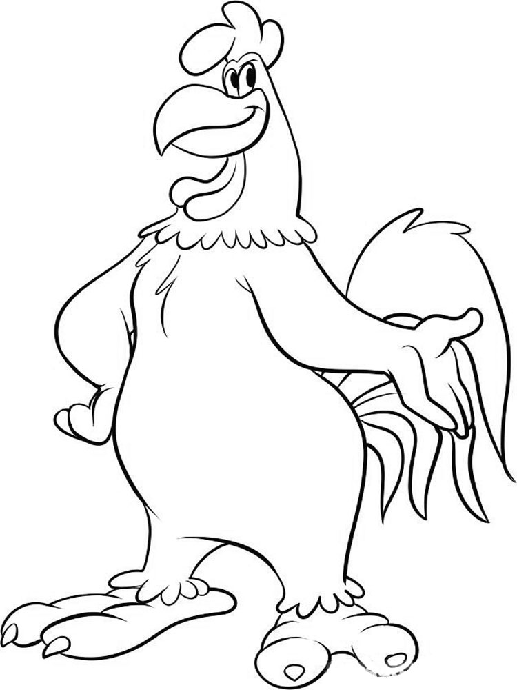 Foghorn Leghorn Looney Tunes coloring page