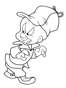 Elmer Fudd 2 coloring page